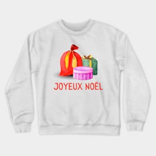 French Christmas Gift France Joyeux Noel Crewneck Sweatshirt